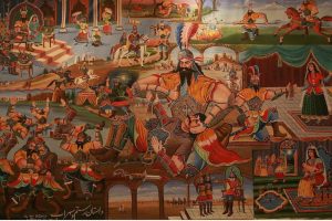استفاده نقاشی رستم و سهراب در فیلم پیر پسر