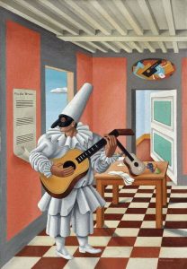 مردی با روپوش سفید نمادی از روانکاوی و موسیقی